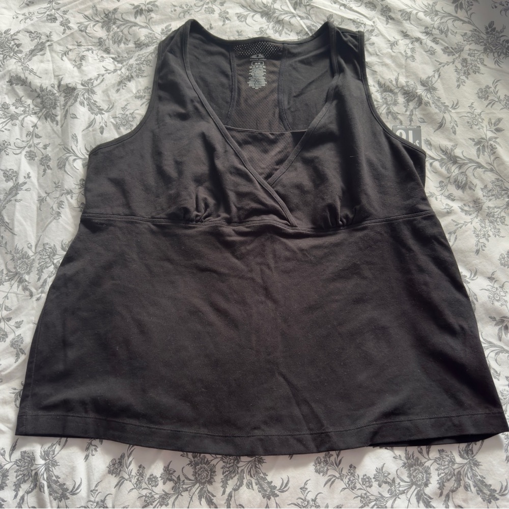 Babydoll style athletic tank top